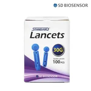 에스디바이오센서 스탠다드 란셋 채혈침 30g 100개입 1박스