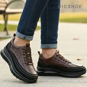 [딕슈]딕슈 남성 엠보싱 키높이 스니커즈 운동화 4cm S416
