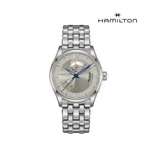 [해밀턴]H32705121 재즈마스터 오픈하트 오토 42mm 샴페인 다이얼 메탈 남성시계 3166213