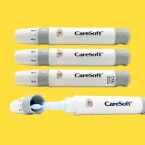 케어센스 손따는침 무통 PVC사혈기 란셋침 채혈침 채혈기 부항 깊이조절