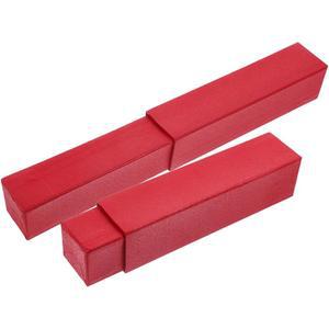 문서용 9인치에서 15인치까지 확장 가능한 EXCERART 2pcs 빨간색 포스터 튜브 사진 및 가정용 예술품 조절 보관함