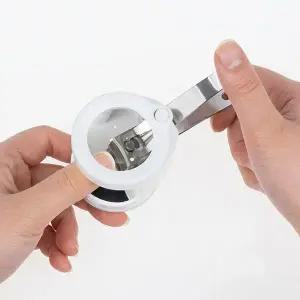 Led 어르신 돋보기 탈부착 안전 손톱깎이 손톱확대경