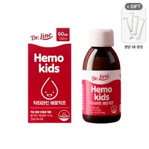 닥터라인 헤모키즈 2개월분 어린이 키즈 유아 액상 철분제 딸기맛