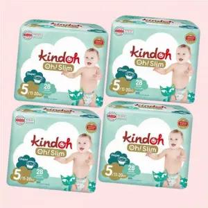 킨도 프리미엄 오슬림 밴드 스트랩형 기저귀 5단계 112매 4549199