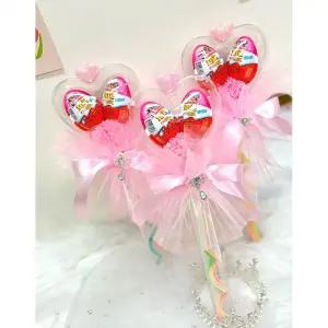 블루몽꽃다발 킨더조이 요술봉 꽃다발 하트 LED 레터링 학예회 발표회 연주회 재롱잔치 졸업식 핑크