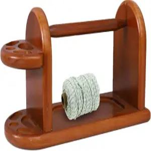 판타지데이 레이스 나무 코바늘 뜨개질 실 홀더 재봉 정리함 및 용품을 위한 보관함