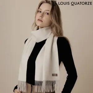 매장정품 LOUIS QUATORZE 루이까또즈 (2UMC370IV) 프리미엄 오가닉 캐시미어 머플러 아이보리 1273369
