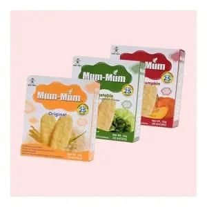 신형 멈멈 혼합 유아쌀과자 오리지널 + 야채 사과 호박 세트 4548992