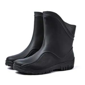 남자 비올때 장화 앵클 부츠 장마철 데이트 신발 pJV8+6yOk