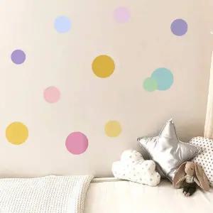 포인트 방꾸미기 스티커 원형 데코