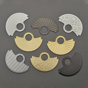 NH35 자동 해머 로터 금속 패치 4R 6R 7S26 무브먼트 SKX007 시계 개조 액세서리