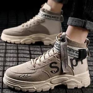 스트랩 패션 남성 키높이 데일리 패션 워커 스니커즈 lgQ8+5ROs