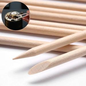 20개/세트 시계 수리용 원목 청소 스틱 버드나무 무브먼트 다이얼 도구 나무 스트립