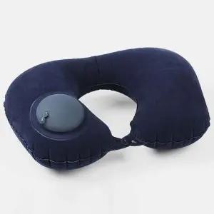 여행용 에어 목 베개 자동 펌프 휴대용 쿠션 DD-12240 기차쿠션 기차베개 사무실목쿠션