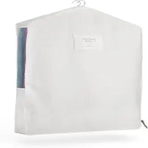 헤이든 힐 럭셔리 면 의류 보관 가방 - 짧은 40인치 드레스용 통기성 옷 옷장 재킷 및 정장 탄소 중립
