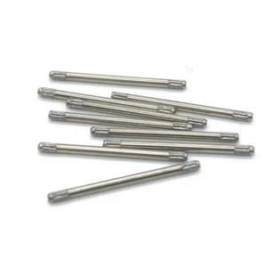 시계 밴드 팔찌 링크 핀  더블 팁 톱니 널링 바  스테인리스 스틸 스트랩 T2512  1.0mm  8mm ~ 27mm