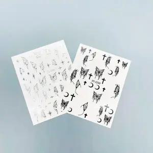 [셀러에이드]네일아트 나비모양 손톱 스티커 테이프