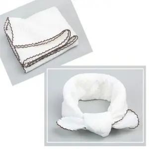 ( )사각스카프 아이보리 쁘띠스카프 머플러 목손수건 여성 유아동