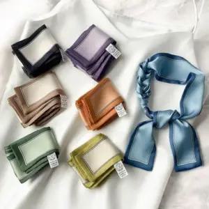 소프트 방도스카프 봄 가을 쁘띠 타이 스카프 넥카프