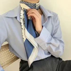 세련된 스카프 루나 3컬러 패턴 실크스카프 헤어스카프 목스카프 머리끈 패션 액세서리 실크 스카프 소품