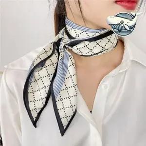 우아한 패턴 실크 스카프 세련된 여름 스타일 여성스카프 실크스카프 쁘띠스카프 여름스카프 고급스카프