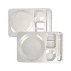 업소용 빗살무늬 3찬 수저거치 멜라민 양식식판