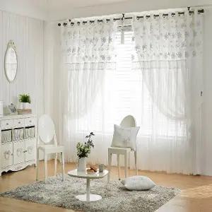 [지나송]로사 웨딩스타일 이중커튼 대형