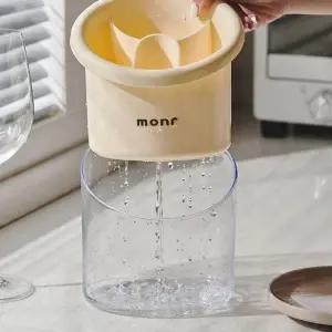 (색상 연옐로우)물빠짐 식기 수납함 정리 수저통 주방 정리함 꽂이 싱크대 용품 트레이 리모컨 화장품