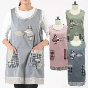 귀여운 신데렐라 예쁜 면 캐릭터 주방 포켓 앞치마