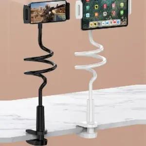 ( )핸드폰 침대 거치대 누워서 자바라 태블릿 휴대폰 스마트폰 스탠드