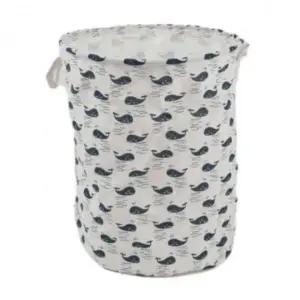 ( )고래 패브릭바구니 장난감정리함 린넨바구니 빨래수거함