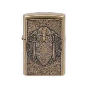 [ZIPPO]지포 ZP46856 오딘 엠블럼 클래식 브러시드 브라스 라이터