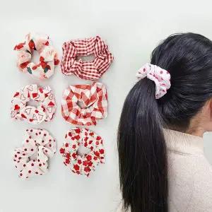 곱창 머리끈 도트 헤어끈 밴드