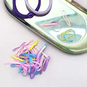 SFr 고무 머리끈 파스텔컬러