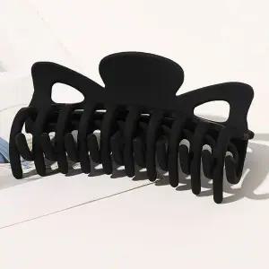 블랙 집게핀 큰머리핀 윗머리 올림머리 반올림