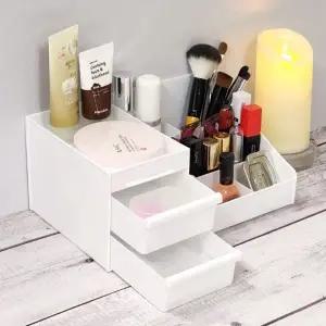 ( )정리함 화장품 다용도 수납 거치대