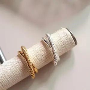 [다잇템]여자 꼬임 트위스트 키치룩 크로스 반지 (47594159)