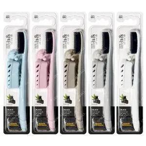 숯을 품은 왕타 숯 칫솔 688 (색상랜덤) x10개