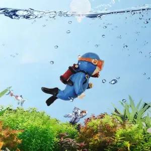 꾸미기 수조 어항잠수부장식 잠수부 수족관꾸미기소품 수족식품