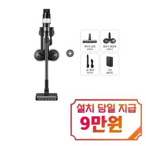 [삼성] 제트 핏 물걸레 브러시 패키지 무선청소기 (새틴 그레이지) / VS70H18GVG