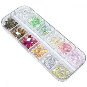 투명 레진아트 얼음 네일스톤 스톤 믹스 장식용