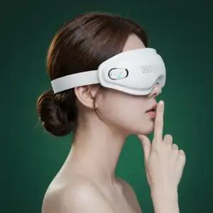 [미오데칼코마니] 안목 실리콘 눈 마사지기 시야확보가능 깃털처럼가벼운 건조증 시력관리 온열 안대