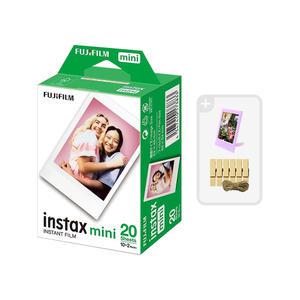 인스탁스 미니필름2팩(20장)+나무데코+포토액자/즉석카메라필름