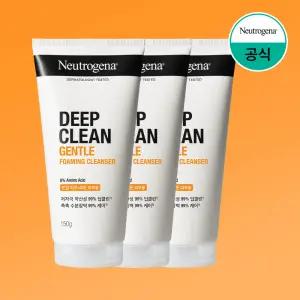 딥클린  젠틀폼 150g x3+(증) 아크네폼 10g 2개
