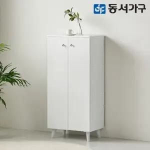 동서가구 리브수 다용도 다리형 양문 수납장 600 3단 DF634886