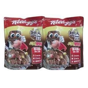 켈로그 첵스초코 매직팝핑볼 400g 2개