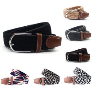 남자 여자 스판 캐주얼 고무줄 웨빙 위빙 학생  벨트
