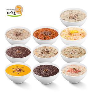 다림죽 든든하고 맛있는 맛보기 죽세트(10종/10팩)