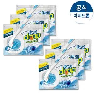 [이지드롭] 변기크리너 리필브러쉬 6팩(향선택 가능)/핸들미포함