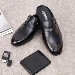 브로그맨 클래식한 남자블로퍼 브랜드 남자슬리퍼 사무실 4cm